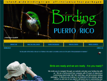 Tablet Screenshot of birdingpr.com